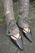 Merbeau × Cycle HANDMADE SPIRAL MIRRORED LEG -GRAYISH BROWN-